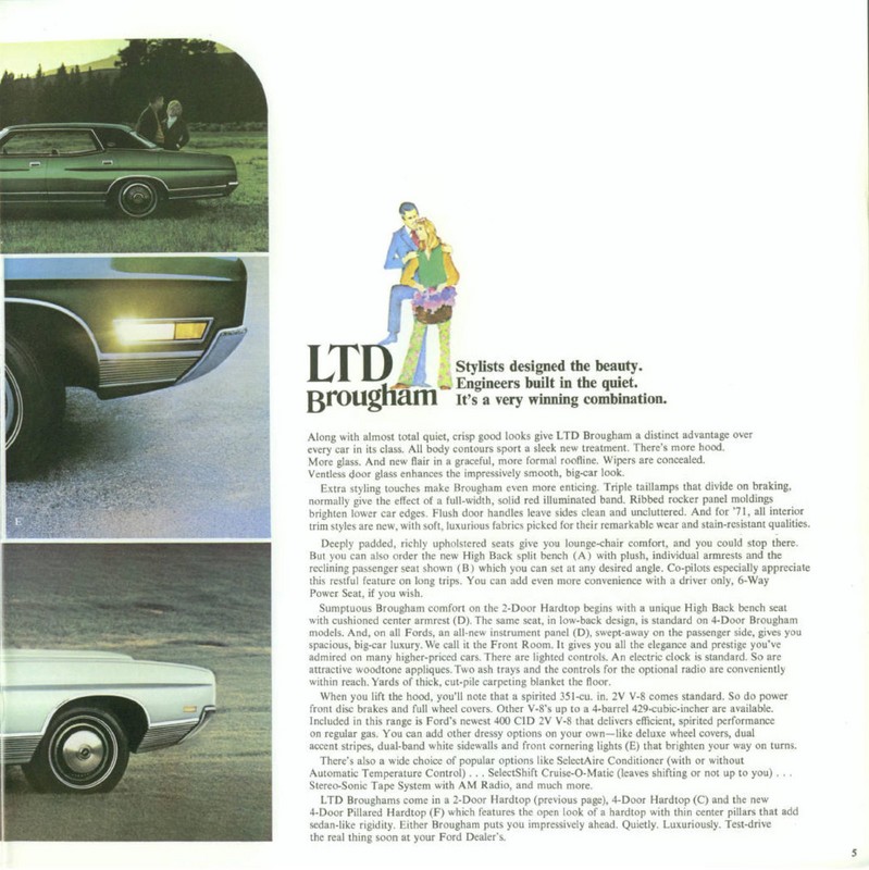 1971 Ford Full-Size Brochure Page 8